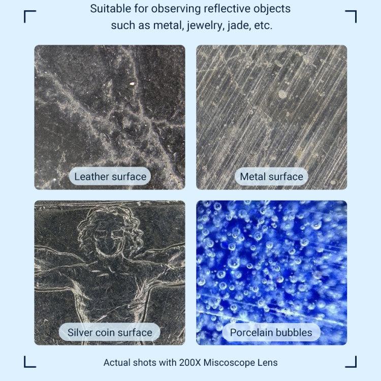 APEXEL APL-MS002CWH 200x High-Definition Children Science Education Microphone Lens With CPL