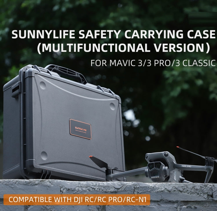 Sunnylife AQX-8 For Mavic 3 Pro / Mavic 3 Classic / Mavic 3 Waterproof Large Capacity Protective Handbox, AQX-8