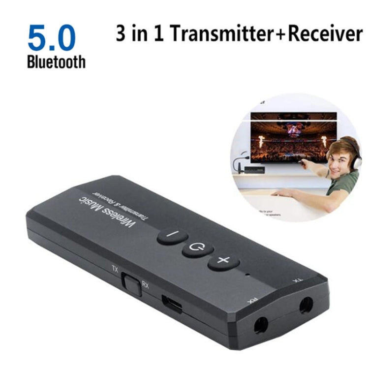 3 In 1 Bluetooth 5.0 Adapter TV Computer Wireless Audio Receiving Transmitter, ZF-360