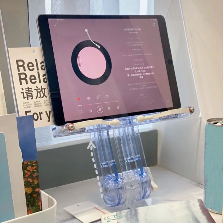 Student Desktop Reading Rack Transparent Acrylic Tablet Stand