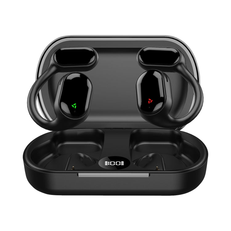 Air Conduction Ear-Hanging LED Digital Display Wireless ENC Noise Reduction Sports Bluetooth Earphones, XG33