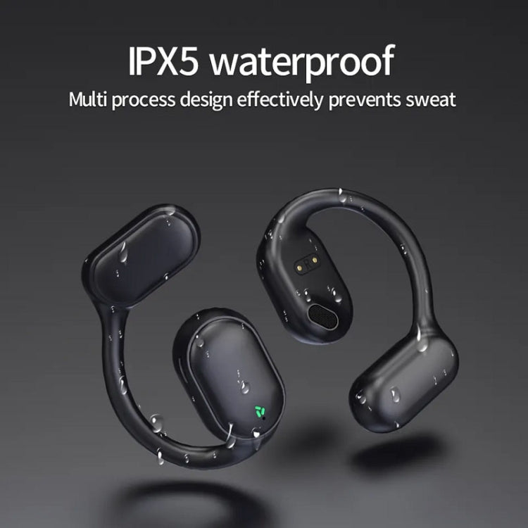 Air Conduction Ear-Hanging LED Digital Display Wireless ENC Noise Reduction Sports Bluetooth Earphones, XG33