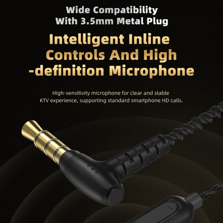 CVJ In-Ear Wired Gaming Earphone, White, Black, Blue, Green, With Mic White, With Mic Black, With Mic Blue, With Mic Green