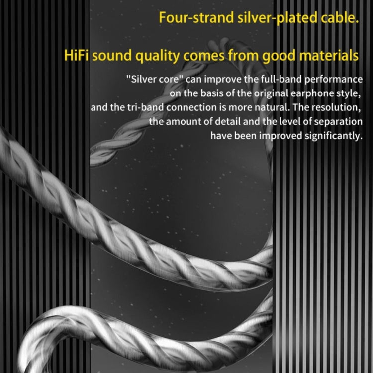 CVJ In Ear Wired Adjustment Switch Earphone, Silver, With Mic Silver, Black, With Mic Black