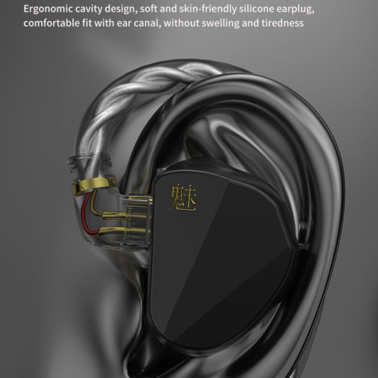 CVJ In Ear Wired Adjustment Switch Earphone, Silver, With Mic Silver, Black, With Mic Black