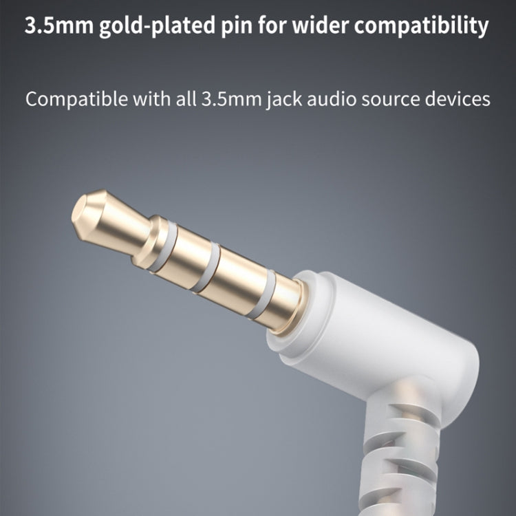 CVJ In Ear Wired Round Holes Universal Game Earphone, Black