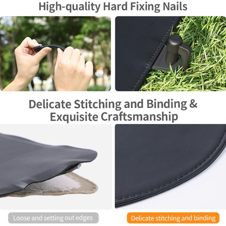 Sunnylife TJP11 80cm Hexagonal Double-sided Folding With Ground Spikes Drone Universal Apron, 80cm