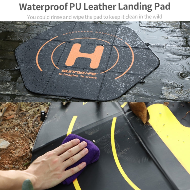 Sunnylife TJP11 80cm Hexagonal Double-sided Folding With Ground Spikes Drone Universal Apron, 80cm