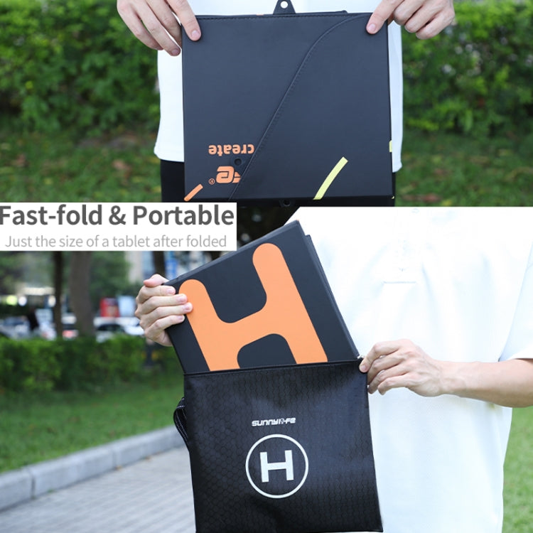 Sunnylife TJP11 80cm Hexagonal Double-sided Folding With Ground Spikes Drone Universal Apron, 80cm