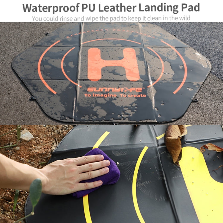 Sunnylife TJP10 110cm Hexagonal Double-Sided Folding With Ground Spikes Drone Universal Apron, 110cm