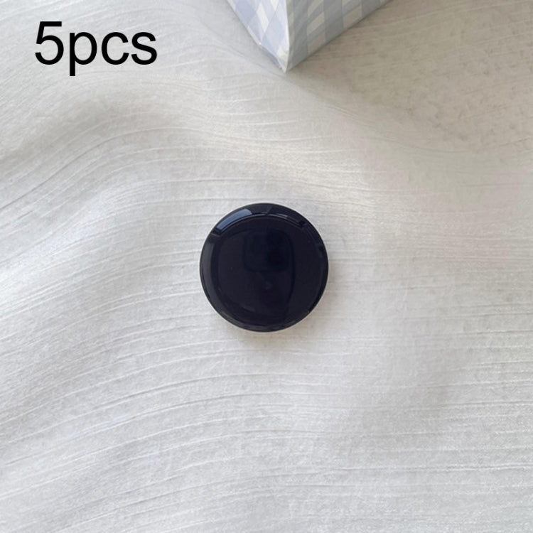 5pcs Solid Color Drop Glue Airbag Bracket Mobile Phone Ring Buckle