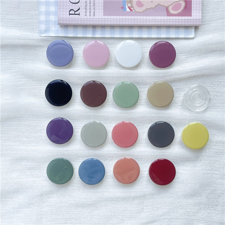 5pcs Solid Color Drop Glue Airbag Bracket Mobile Phone Ring Buckle