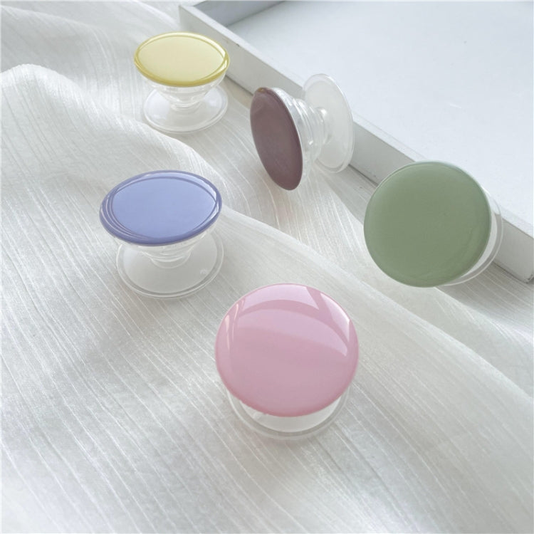 5pcs Solid Color Drop Glue Airbag Bracket Mobile Phone Ring Buckle