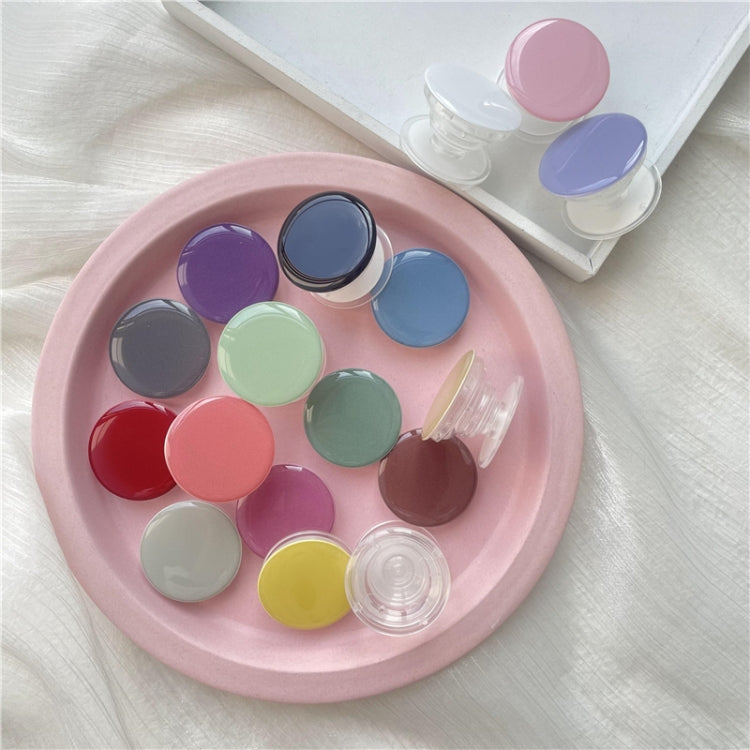 5pcs Solid Color Drop Glue Airbag Bracket Mobile Phone Ring Buckle