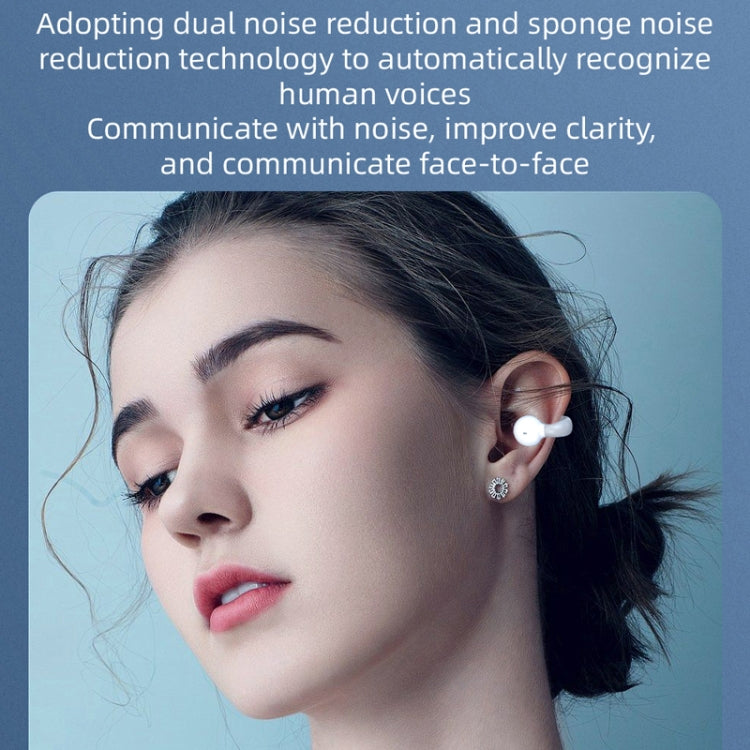Écouteurs Bluetooth à conduction sonore avec clip auriculaire et compartiment de chargement, FK8 noir, FK8 blanc, FK8 bleu