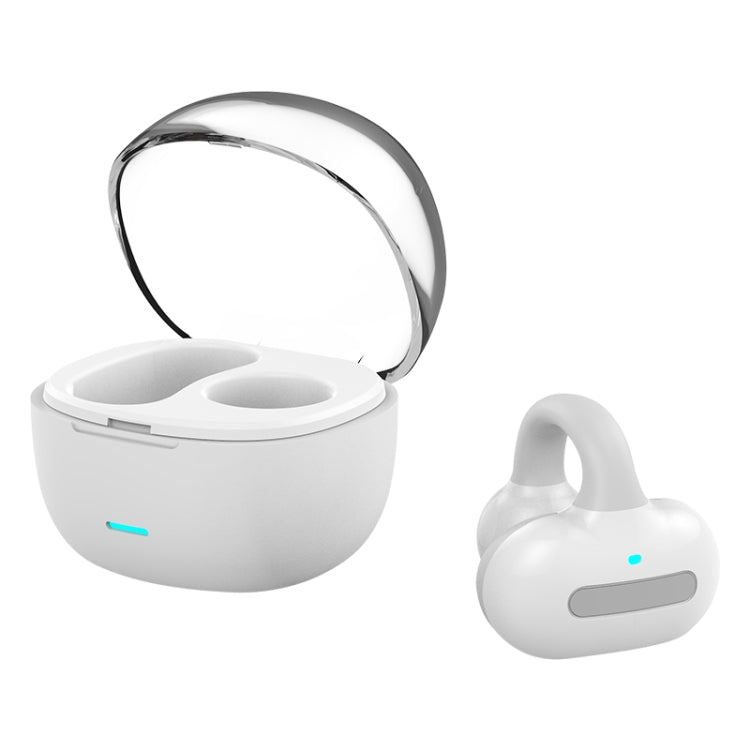 Ear Clip Type With Charging Warehouse Touch Bone Conduction Bluetooth Earphone, Black, Grey, Pink, Blue, Skin Color, Purple