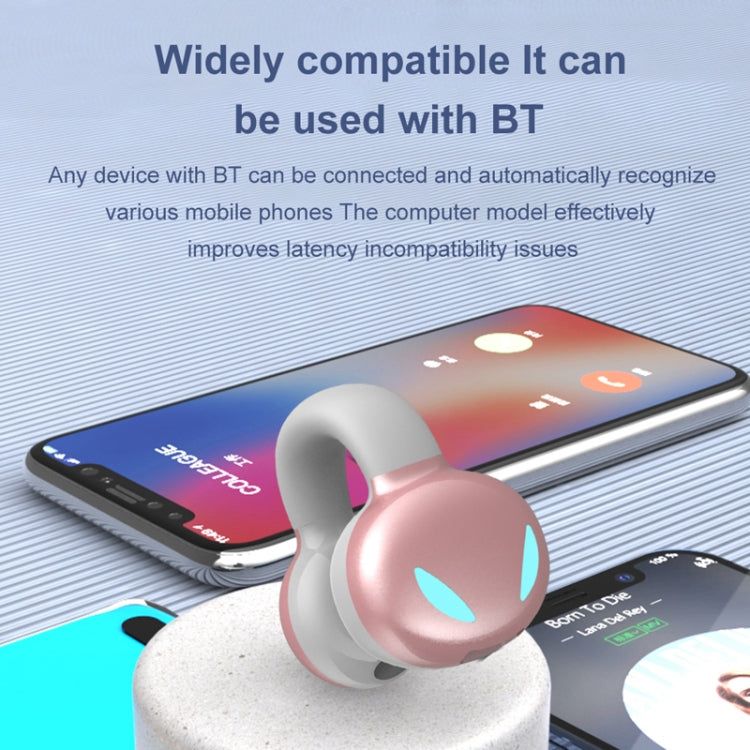 Clip Ear Stereo External Sound Without Hurting Ear Business Sports Model Bluetooth Earphones, YX03 (Grey), YX03 (Black), YX03 (White), YX03 (Pink)