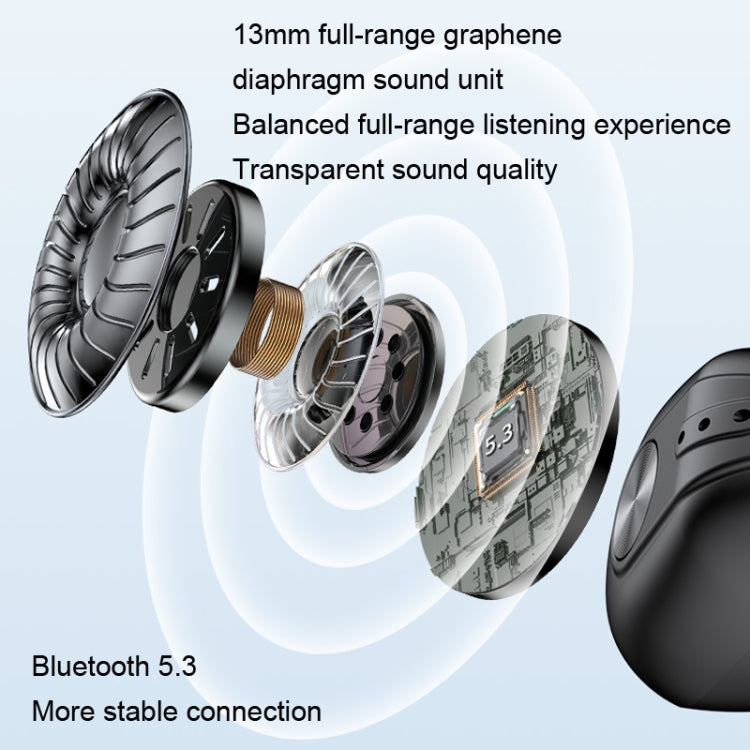 Single Ear Bone Conduction Bluetooth Earphone In-Ear Wearable Running Sports Mini, Single Ear (Pink), Single Ear (Blue), Single Ear (White), Single Ear (Skin Color), Single Ear (Black)