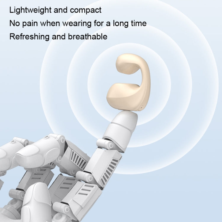 Single Ear Bone Conduction Bluetooth Earphone In-Ear Wearable Running Sports Mini, Single Ear (Pink), Single Ear (Blue), Single Ear (White), Single Ear (Skin Color), Single Ear (Black)