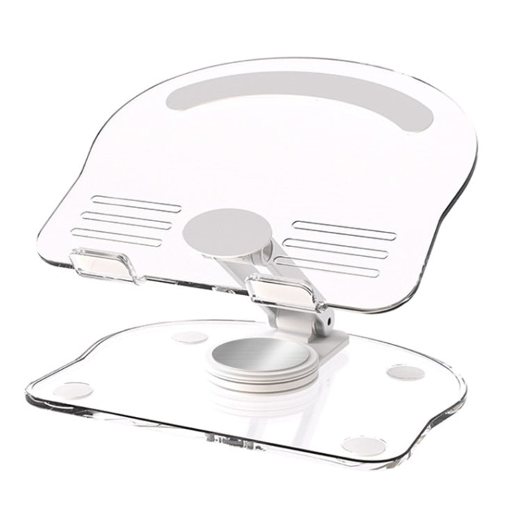 KF-Z11 Acrylic Tablet PC Mobile Phone Bracket Desktop Rotating Foldable Lazy Non-slip Phone Support Frame