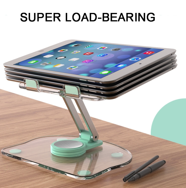 KF-Z11 Acrylic Tablet PC Mobile Phone Bracket Desktop Rotating Foldable Lazy Non-slip Phone Support Frame