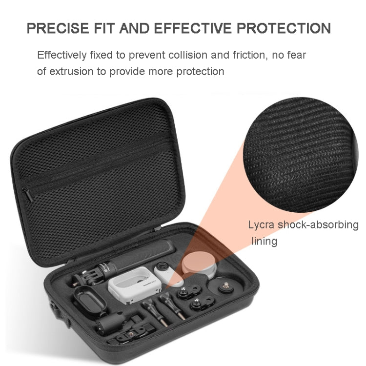 For Insta360 GO 3  XFJI Storage Bag Portable Travel Bag Complete Carrying Case, For Insta360 GO 3