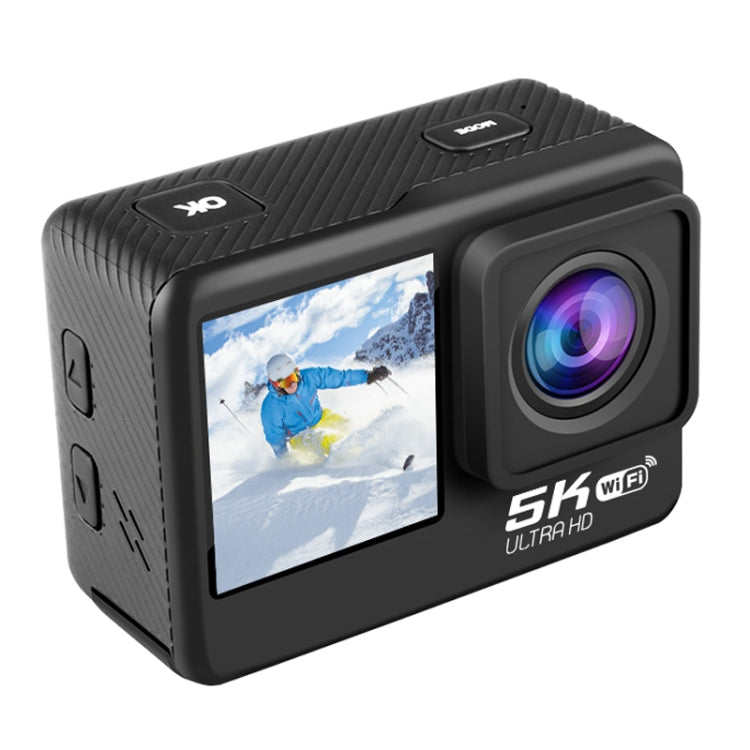 5K/30FPS WIFI HD Anti-Shake Remote Touch Dual-Screen IP68 Waterproof Sports Camera, 5K, 5K Camera + 64G Card, 5K Camera+128G Card
