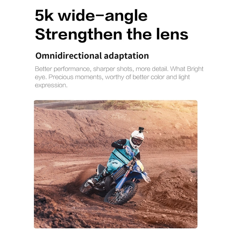5K/30FPS WIFI HD Anti-Shake Remote Touch Dual-Screen IP68 Waterproof Sports Camera, 5K, 5K Camera + 64G Card, 5K Camera+128G Card