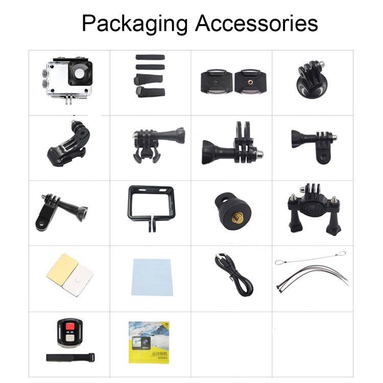 5K/30FPS WIFI HD Anti-Shake Remote Touch Dual-Screen IP68 Waterproof Sports Camera, 5K, 5K Camera + 64G Card, 5K Camera+128G Card