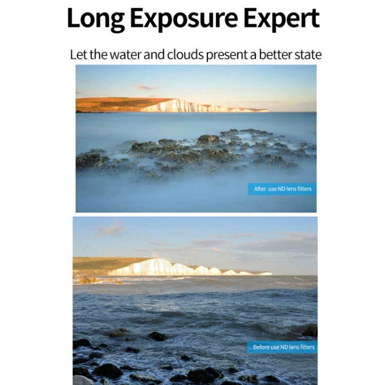 For GoPro Hero11 Black / HERO10 Black / HERO9 Black TELESIN Lens Filter, CPL, ND8/16/32, ND8/16/32+CPL