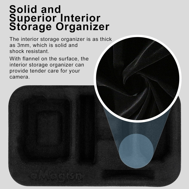 For Insta360 GO 3 / GO 3S  AMagisn Hard Shell Storage Bag Waterproof Bag, For Insta360 GO 3