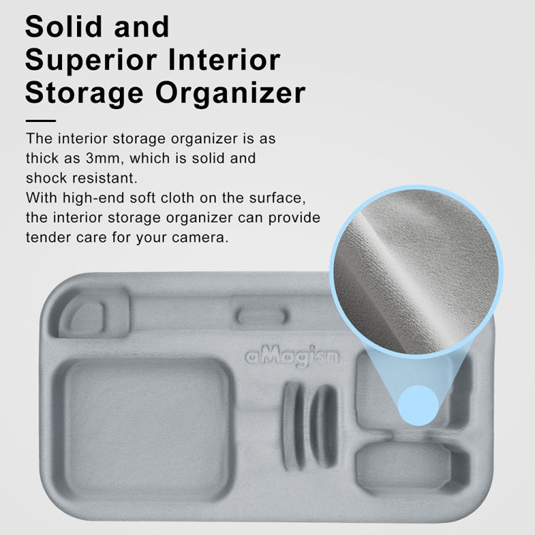 For Insta360 GO 3 / GO 3S AMagisn Accessory Storage Bag Portable Medium Clutch, For Insta360 GO 3