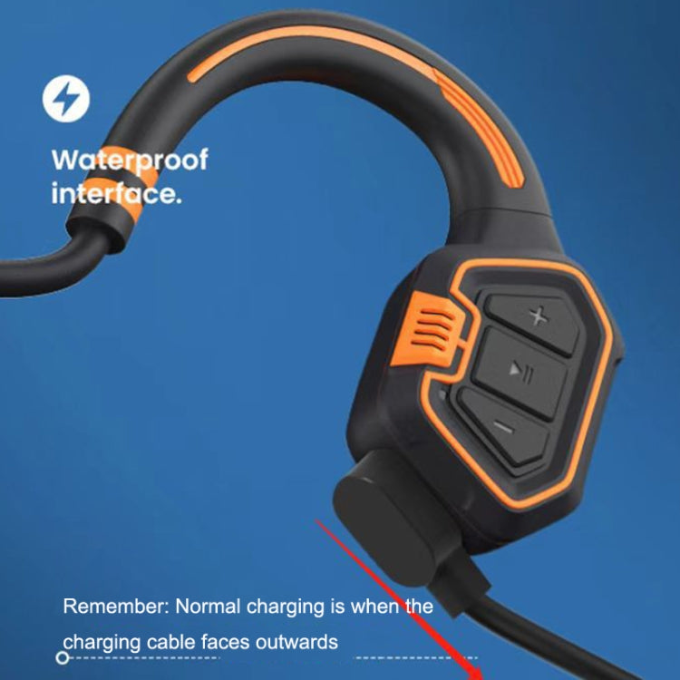 In-ear Waterproof Bone Conduction Earphone Magnetic Charging Swimming Sports Bluetooth Earphone