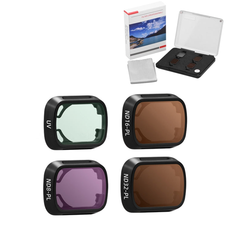For DJI MINI3/MINI 3PRO BRDRC Filter Protective Glass, UV Filter, CPL Filter, ND8-PL Filter, ND16-PL Filter, ND32-PL Filter, Filter ND64-PL, 4pcs/set UV+ND8PL+ND16pl+ND32PL, 4pcs/set ND8PL+ND16PL+ND32PL+ND64PL, 6pcs/set UV+CPL+ND8PL+ND16PL+ND32PL+ND64PL