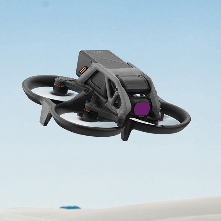 For DJI Avata BRDRC Filter O3 Image Transmission Lens Accessories, UV Lens, CPL Lens, ND8 Lens, ND16 Lens, ND32 Lens, ND64 Lens, 4pcs/set ND8+ND16+ND32+ND64, 6 pcs/set UV+CPL+ND8+ND16+ND32+ND64)