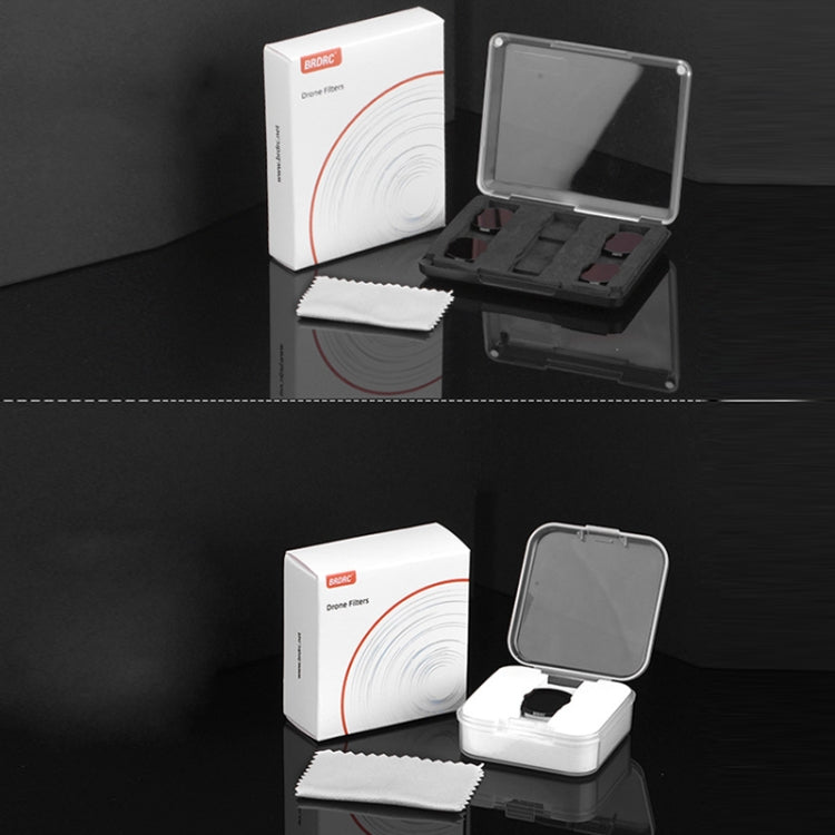 For DJI Avata BRDRC Filter O3 Image Transmission Lens Accessories, UV Lens, CPL Lens, ND8 Lens, ND16 Lens, ND32 Lens, ND64 Lens, 4pcs/set ND8+ND16+ND32+ND64, 6 pcs/set UV+CPL+ND8+ND16+ND32+ND64)