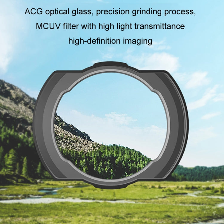 For DJI Avata BRDRC Filter O3 Image Transmission Lens Accessories, UV Lens, CPL Lens, ND8 Lens, ND16 Lens, ND32 Lens, ND64 Lens, 4pcs/set ND8+ND16+ND32+ND64, 6 pcs/set UV+CPL+ND8+ND16+ND32+ND64)