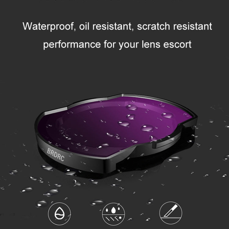 For DJI Avata BRDRC Filter O3 Image Transmission Lens Accessories, UV Lens, CPL Lens, ND8 Lens, ND16 Lens, ND32 Lens, ND64 Lens, 4pcs/set ND8+ND16+ND32+ND64, 6 pcs/set UV+CPL+ND8+ND16+ND32+ND64)