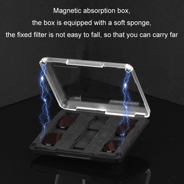 For DJI Avata BRDRC Filter O3 Image Transmission Lens Accessories, UV Lens, CPL Lens, ND8 Lens, ND16 Lens, ND32 Lens, ND64 Lens, 4pcs/set ND8+ND16+ND32+ND64, 6 pcs/set UV+CPL+ND8+ND16+ND32+ND64)