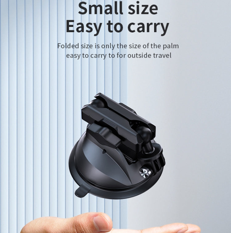 TELESIN Car Action Camera Holder Suction Cup 360 Degree Adjustable, TELESIN  Single