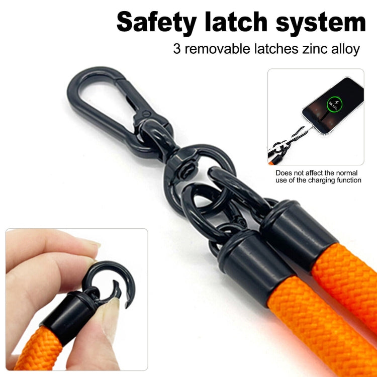10mm Thick Rope Mobile Phone Lanyard Spacer Adjustable Anti Theft Phone Strap