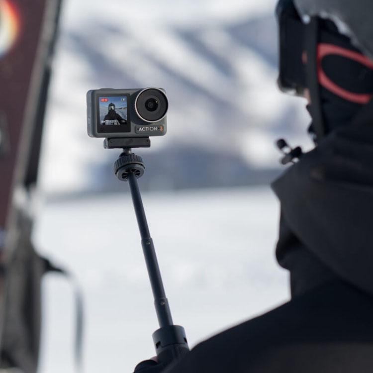 Original DJI Osmo Action 3 / Osmo Action 4 Mini Extension Rod, Extension Rod