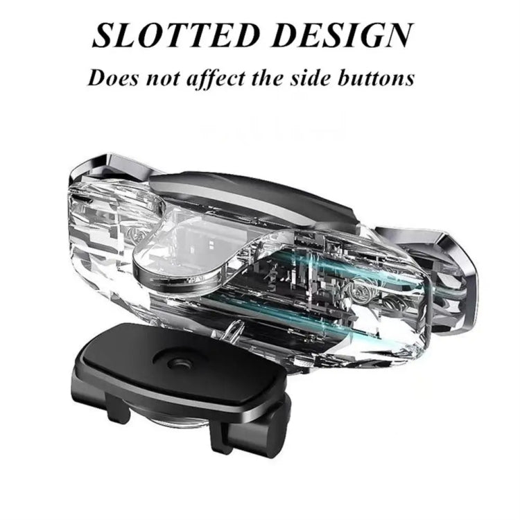 Alloy Transparent Mechanical Buttons Mobile Phone Auxiliary Game Handle Gamepad Peripheral, Transparent