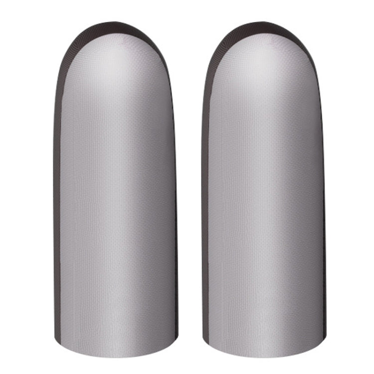 1pair Gaming Super Conductive Silver Cloth Chicken Game Finger Cover Touch Screen Anti-slip Sweatproof Hand Game Finger Gloves, Night Light, Sea Soul Beast, Silver