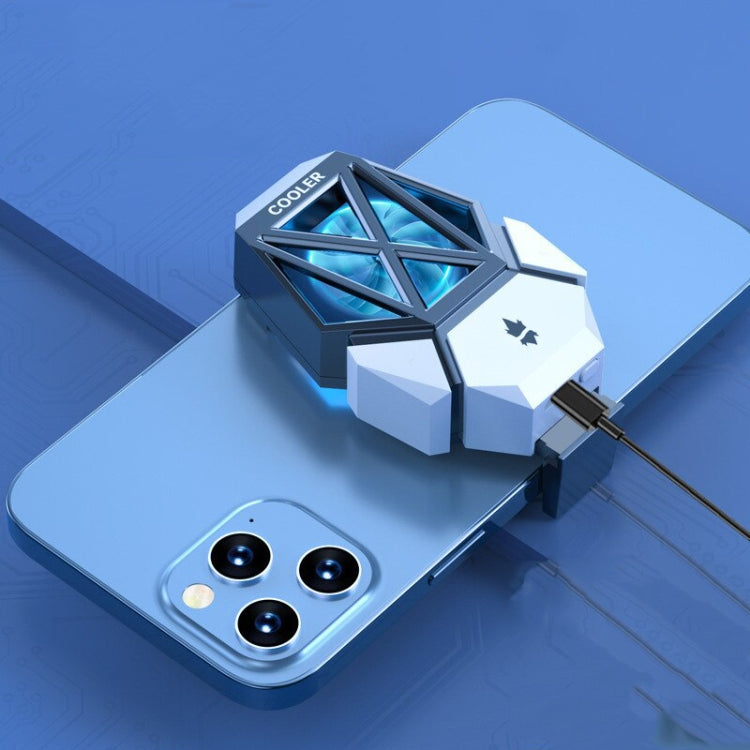 Mobile Phone Universal Radiator With Two Speed Ultra Long Battery Life, Charging Model Black White, Charging Model Black, Plug Model Black White, Plug Model Black