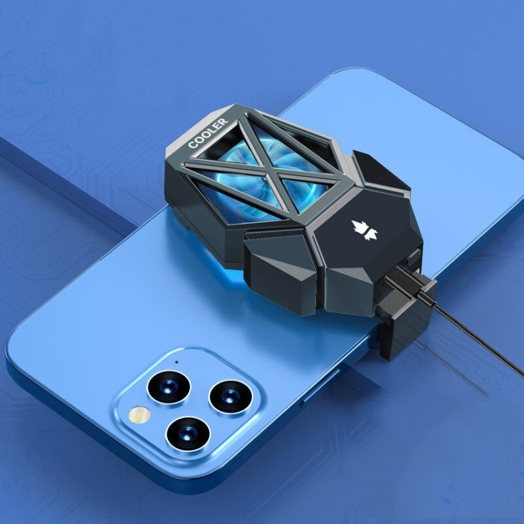 Mobile Phone Universal Radiator With Two Speed Ultra Long Battery Life, Charging Model Black White, Charging Model Black, Plug Model Black White, Plug Model Black