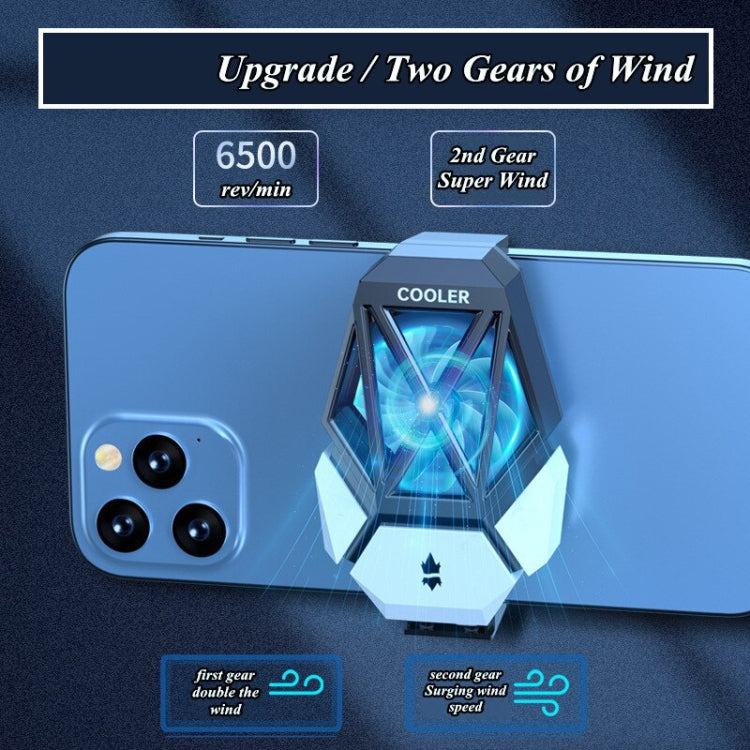 Mobile Phone Universal Radiator With Two Speed Ultra Long Battery Life, Charging Model Black White, Charging Model Black, Plug Model Black White, Plug Model Black