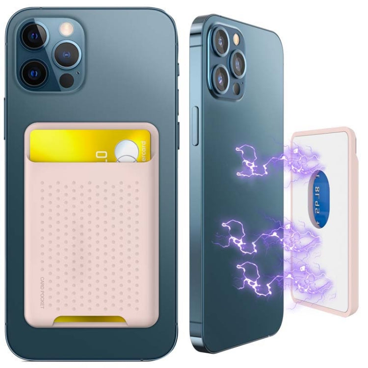 For IPhone 12 / 13 / 14 Series AhaStyle PT133 Mobile Phone Magnetic Silicone Card Case, Magnetic Matte, Magnetic Frosted