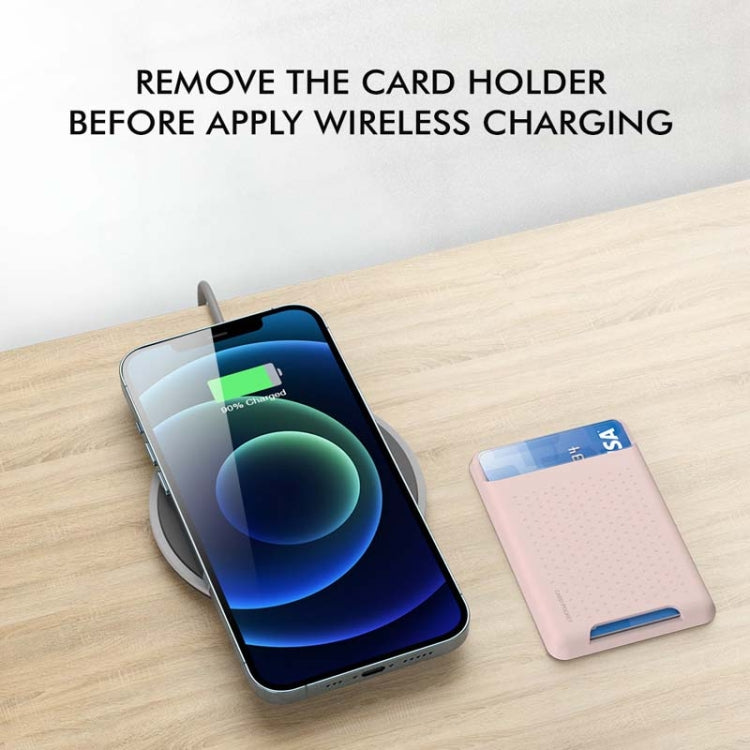 For IPhone 12 / 13 / 14 Series AhaStyle PT133 Mobile Phone Magnetic Silicone Card Case, Magnetic Matte, Magnetic Frosted