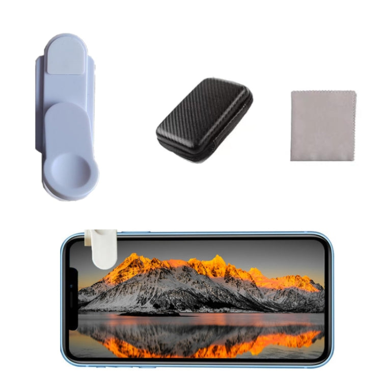 Smartphone Camera Mirror Reflection Clip Selfie Reflector Shooting Supplies, Black Kit, White Kit, With Remote Control Black, With Remote Control White